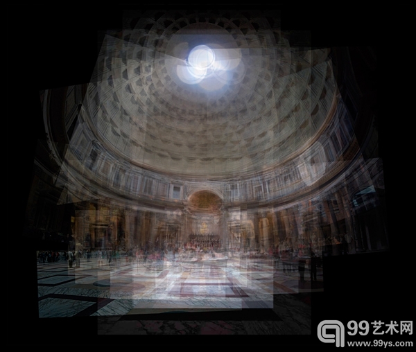 众神庙 01 Pantheon. 2010 _ 110 cm x 130 cm, C_‐Print.