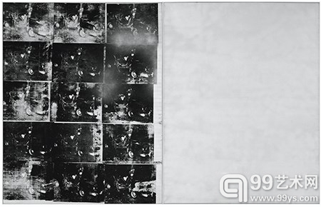 安迪·沃霍尔 银色车祸(双重灾难) 1963