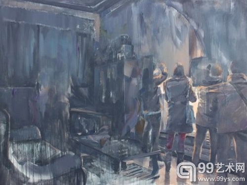 崔新明 戈多已死 布面油画 120x160cm 2012年