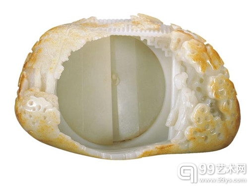 清乾隆桐荫仕女玉山