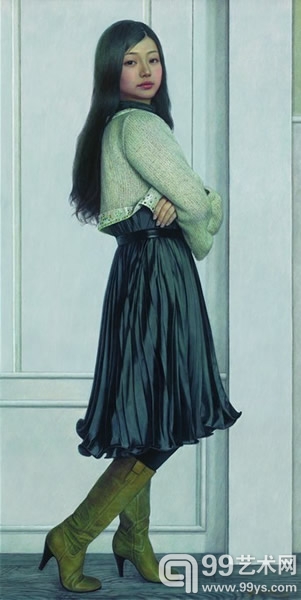 028 郭润文 依靠 布面油画 60×74cm 2009