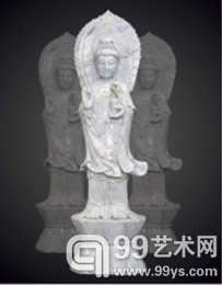 翡翠观音立像