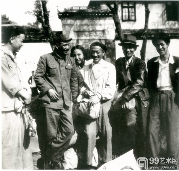 第一次上海画展合影