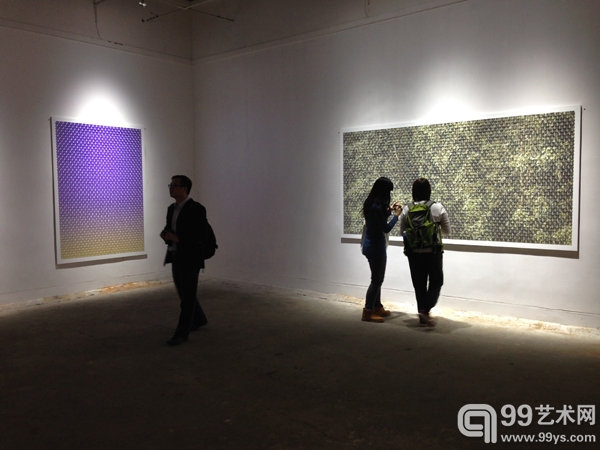 王宁德作品展览现场