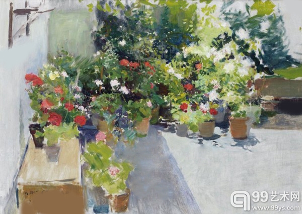 《屋顶花卉》