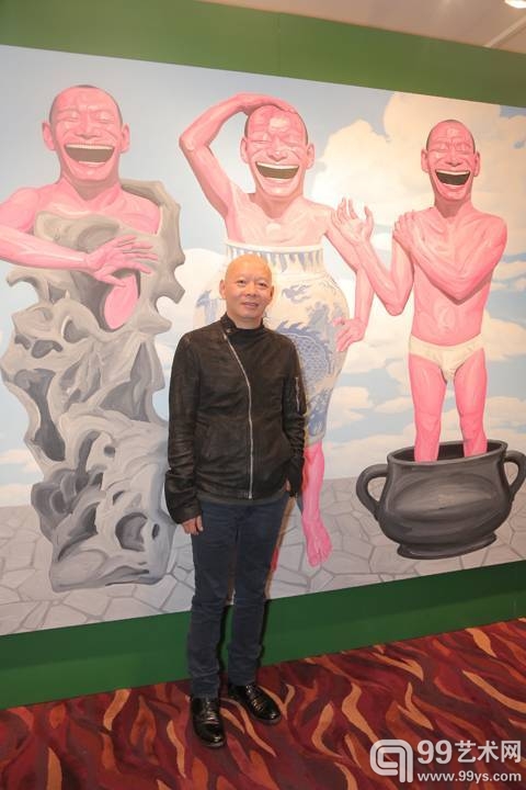 岳敏君、陈世英作品领先香港慈善义拍