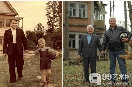 父与子(1949 vs 2009)。