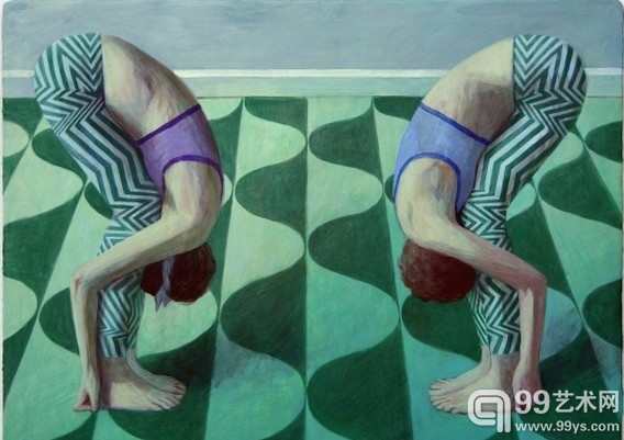 Benjamin Senior, Green Interior, 2012，James Fuentes