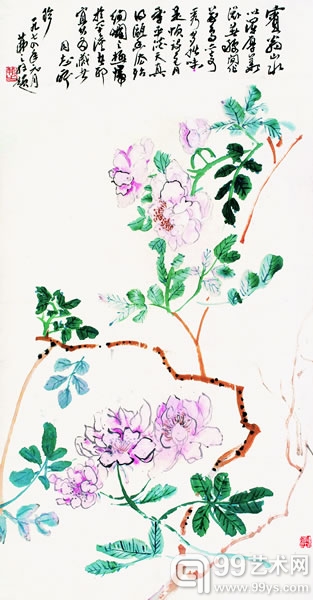 黄宾虹（1865-1955） 月季图