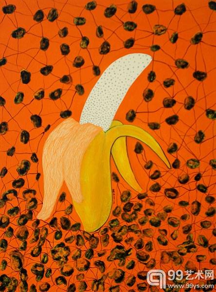 《离》 张若云 60X80cm  布面丙烯 2013.