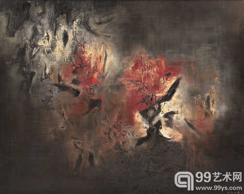 赵无极的《抽象》以8968万人民币成交