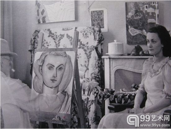 亨利·马蒂斯作画中