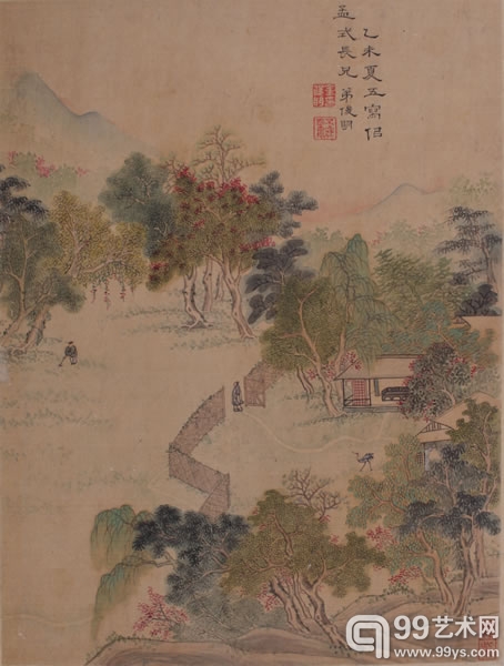 明末十家册页（十开选一）金俊明（1602-1675）