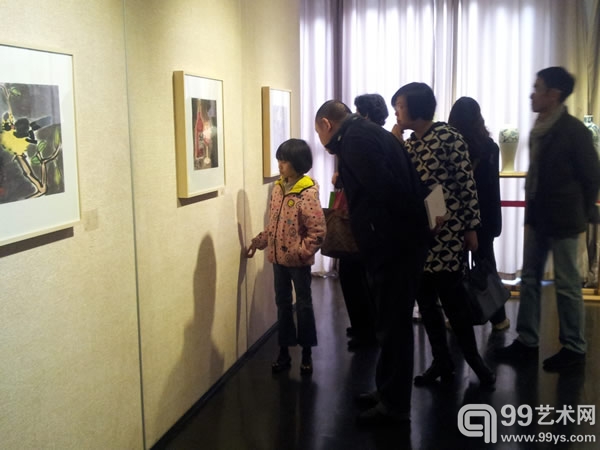 了了文墨——水墨、陶艺作品展现场
