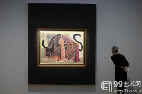 纽约佳士得拉美拍卖预展展出Rodolfo Nieto画作“Toro”
