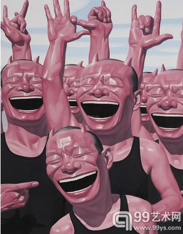 　苏富比2013香港秋拍拍品——岳敏君《人兽之间》