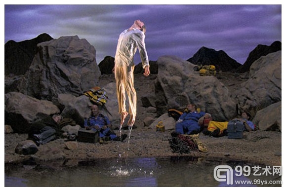 Bill Viola, Going Forth by Day: First Light (Panel 5), 2002 
