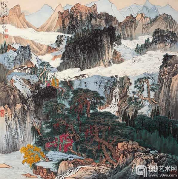 薛亮 山水方滋.