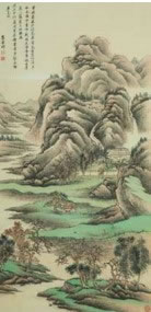      王原祁，山水