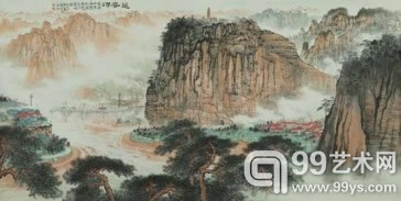 钱松岩，延安颂