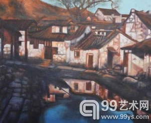 陈逸飞，水乡