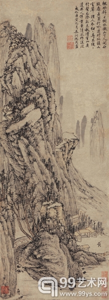 沈周《溪山行吟》