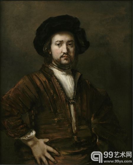 Rembrandt Harmensz van Rijn_Portrait of a Man with Arms Akimbo