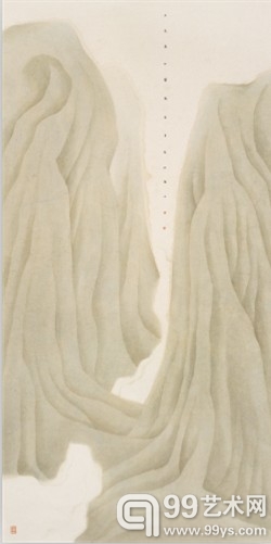 卢甫圣 词源 138×69CM 水墨设色 2006