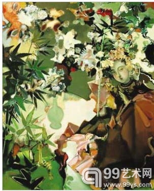 高瑀的作品《梦见佳佳的绿色头发》