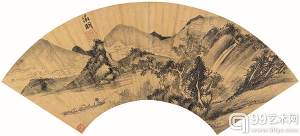 文徵明（1470-1559） 垂钓图 