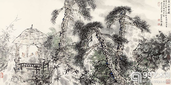 王明明 溪山兴会