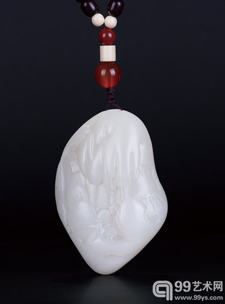中国玉雕大师苏然作品：《空山新雨》