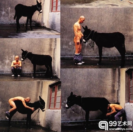 与驴同乐的行为艺术家你想干啥？裸着身子与驴“暧昧”，想要表达的是自由？民主？乐观？独立？