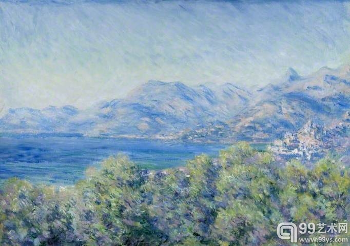 5.《文蒂米利亚风景》（View of Ventimiglia）