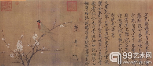 五色鹦鹉图
