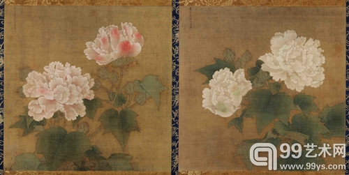 红白芙蓉图