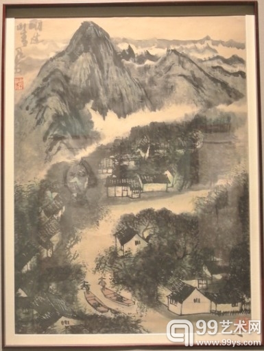 李可染《雨过山青》