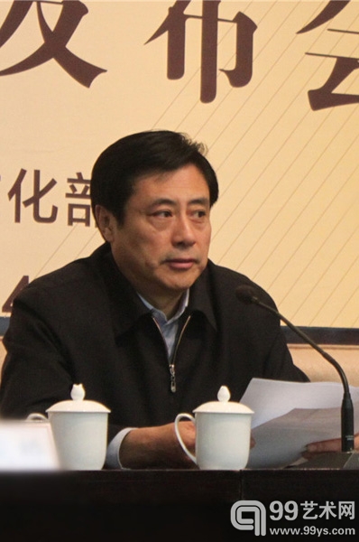 全国美术馆藏品普查领导小组副组长，文化部党组成员、副部长：董伟