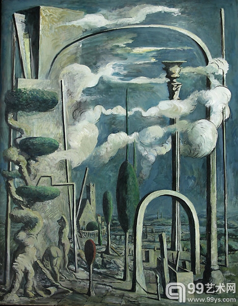 Rémy ARON（雷米·阿融） 《风景中的建筑物构件》