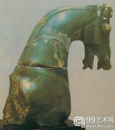 汉玉马首