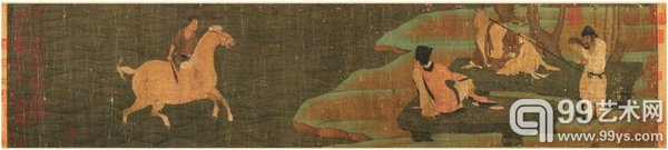 国宝《神骏图》亮相画马展