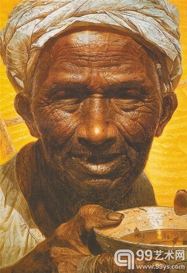 父亲(布面油画 222x155cm 1980年)。