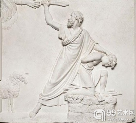 《以撒的牺牲》,安东尼奥·卡诺瓦,1821-1822