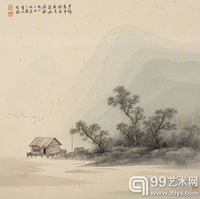 任大庆作品《乐在渔樵》