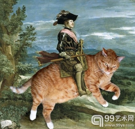艺术家爱上喵星人
