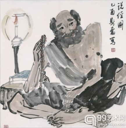 说经图，68 X 68 CM