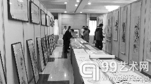 　艺术品拍卖已成气候。