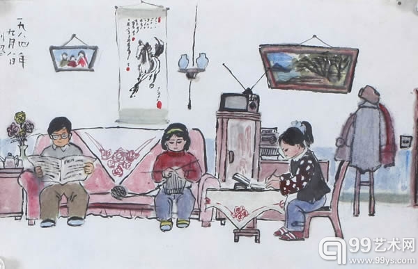 瞧这一家子470X300cm