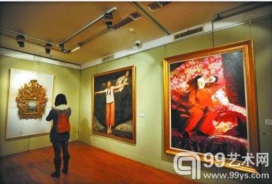     中国当代油画巡展现场 