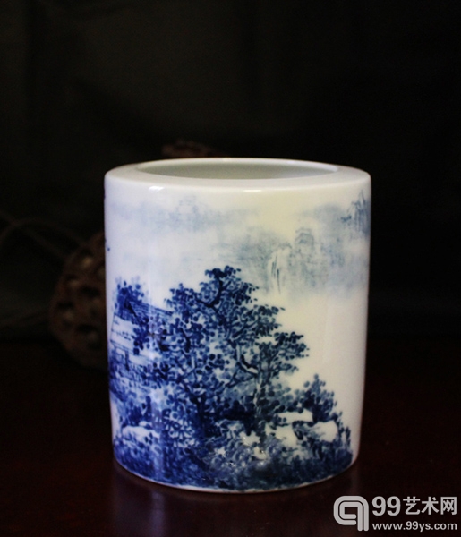 瓷质笔筒（图片资料）